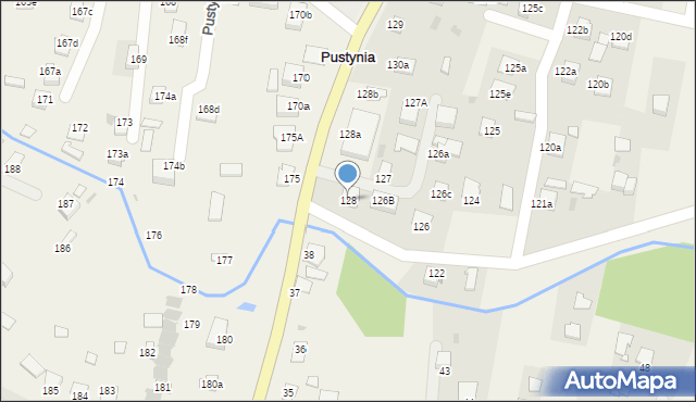 Pustynia, Pustynia, 128, mapa Pustynia