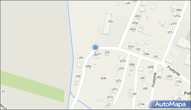 Pustynia, Pustynia, 163, mapa Pustynia