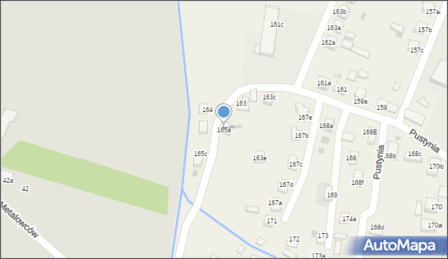 Pustynia, Pustynia, 165a, mapa Pustynia