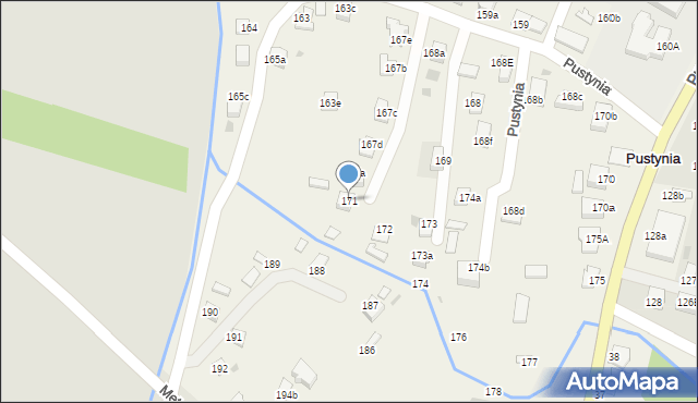 Pustynia, Pustynia, 171, mapa Pustynia