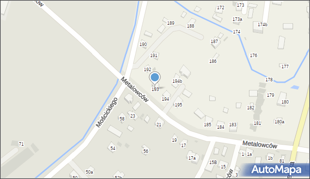 Pustynia, Pustynia, 193, mapa Pustynia