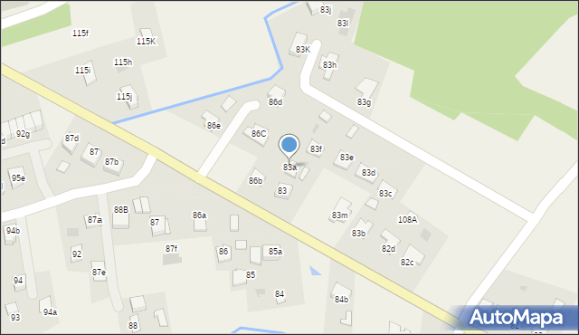 Pustynia, Pustynia, 83a, mapa Pustynia