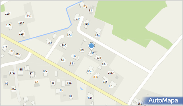 Pustynia, Pustynia, 83e, mapa Pustynia