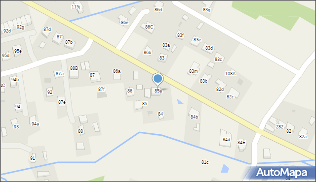 Pustynia, Pustynia, 85a, mapa Pustynia