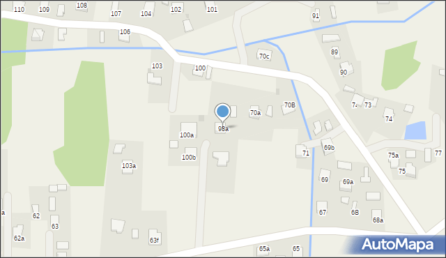 Pustynia, Pustynia, 98a, mapa Pustynia