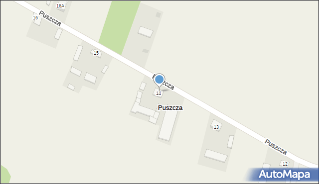 Puszcza, Puszcza, 22, mapa Puszcza