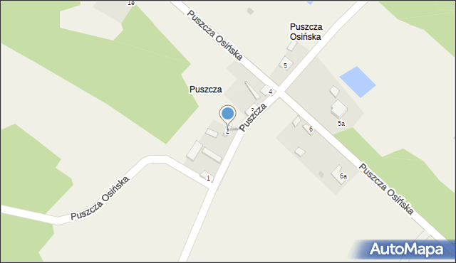 Puszcza, Puszcza, 2, mapa Puszcza