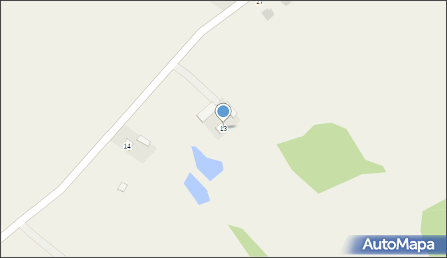 Puszcza Miejska, Puszcza Miejska, 13, mapa Puszcza Miejska