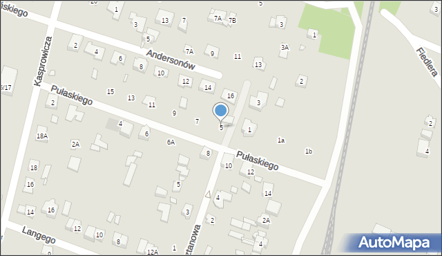 Puszczykowo, Pułaskiego Kazimierza, gen., 5, mapa Puszczykowo