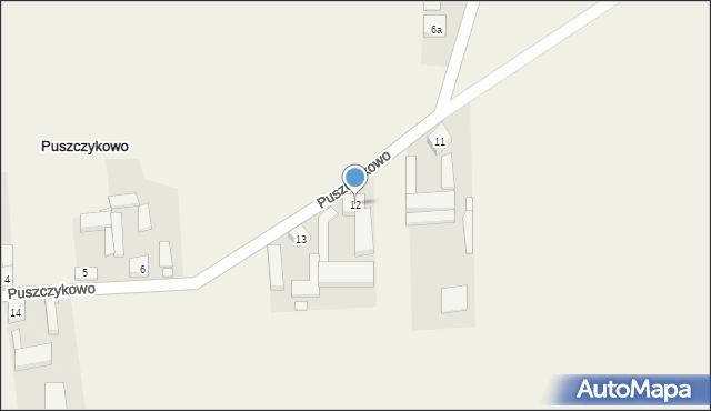 Puszczykowo, Puszczykowo, 12, mapa Puszczykowo