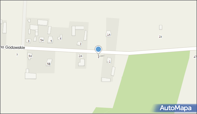 Puszno Godowskie, Puszno Godowskie, 2, mapa Puszno Godowskie