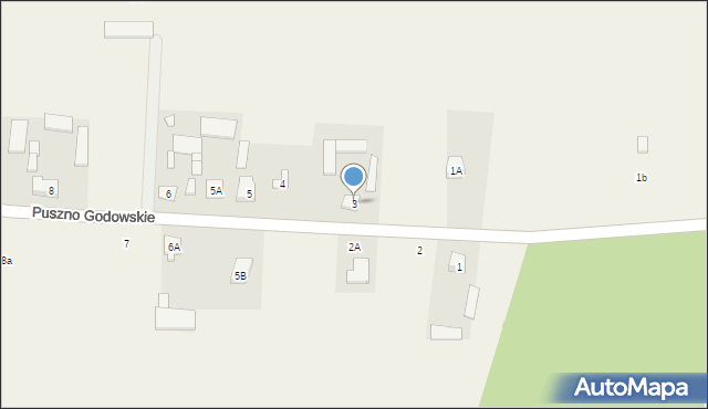 Puszno Godowskie, Puszno Godowskie, 3, mapa Puszno Godowskie