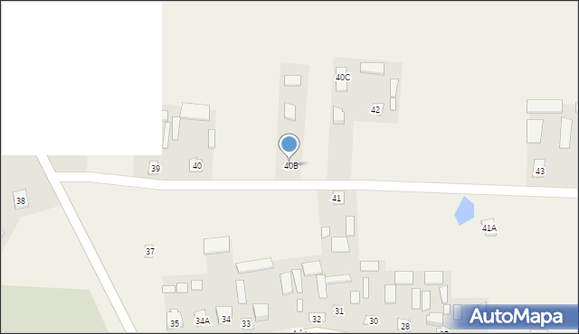 Puszno Skokowskie, Puszno Skokowskie, 40B, mapa Puszno Skokowskie