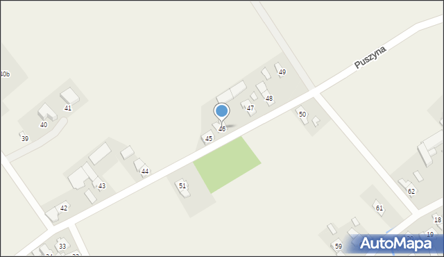 Puszyna, Puszyna, 46, mapa Puszyna