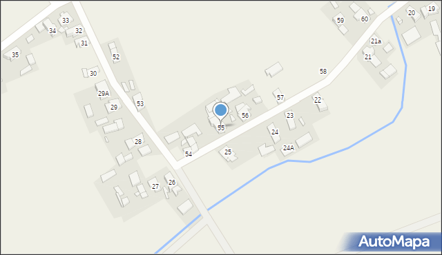 Puszyna, Puszyna, 55, mapa Puszyna