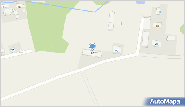 Puszyna, Puszyna, 96, mapa Puszyna