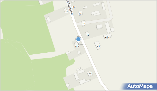 Putkowice Nadolne, Putkowice Nadolne, 42, mapa Putkowice Nadolne