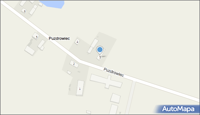 Puzdrowiec, Puzdrowiec, 3, mapa Puzdrowiec