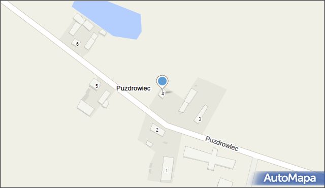 Puzdrowiec, Puzdrowiec, 4, mapa Puzdrowiec