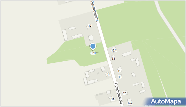 Puzdrowizna, Puzdrowizna, 32B, mapa Puzdrowizna