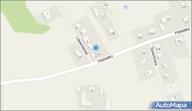 Puzdrowo, Puzdrowo, 11, mapa Puzdrowo