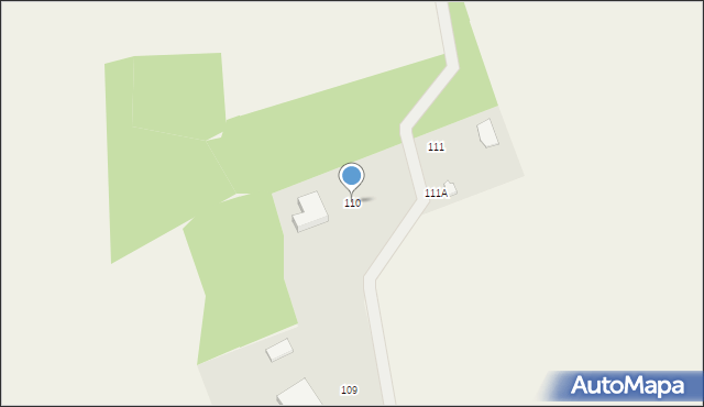 Puzdrowo, Puzdrowo, 110, mapa Puzdrowo