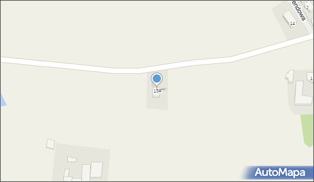 Puzdrowo, Puzdrowo, 13A, mapa Puzdrowo