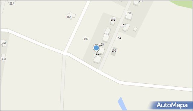 Puzdrowo, Puzdrowo, 157, mapa Puzdrowo