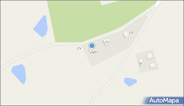 Puzdrowo, Puzdrowo, 173, mapa Puzdrowo