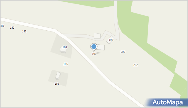 Puzdrowo, Puzdrowo, 197, mapa Puzdrowo