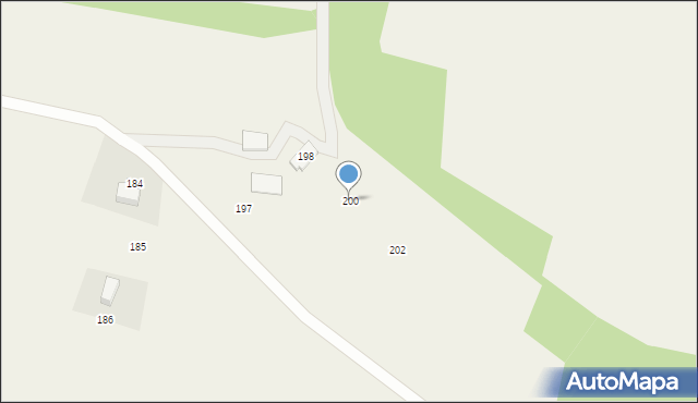 Puzdrowo, Puzdrowo, 200, mapa Puzdrowo