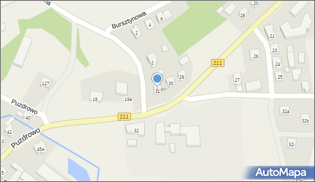 Puzdrowo, Puzdrowo, 31, mapa Puzdrowo