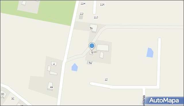 Puzdrowo, Puzdrowo, 5, mapa Puzdrowo