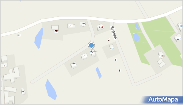 Puzdrowo, Puzdrowo, 7a, mapa Puzdrowo