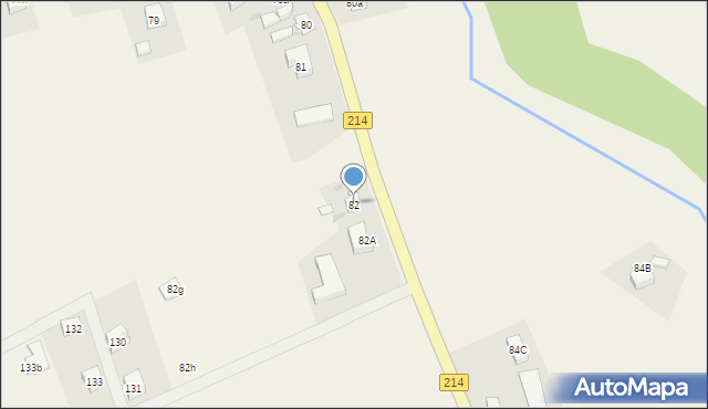 Puzdrowo, Puzdrowo, 82, mapa Puzdrowo