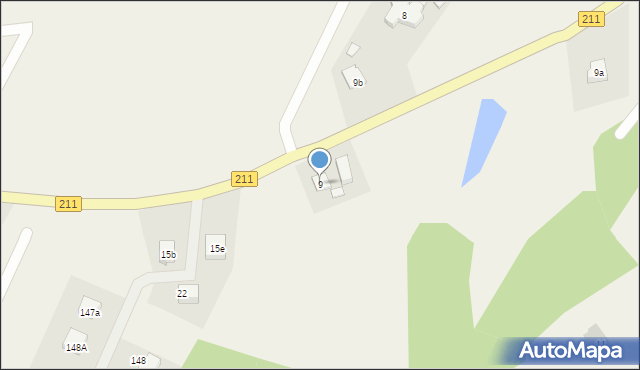 Puzdrowo, Puzdrowo, 9, mapa Puzdrowo