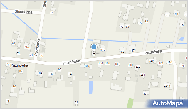Puznówka, Puznówka, 77, mapa Puznówka