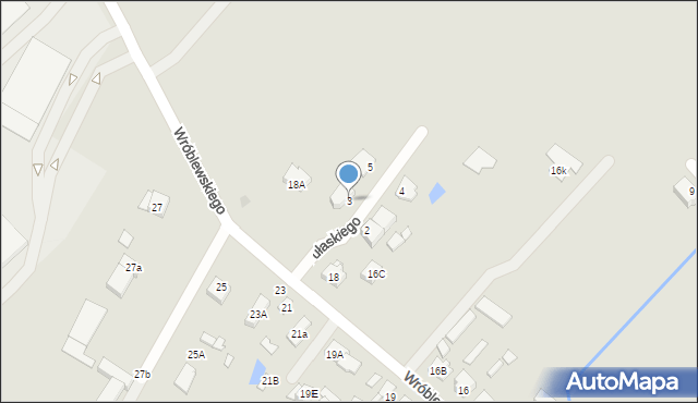 Radzymin, Pułaskiego Kazimierza, gen., 3, mapa Radzymin