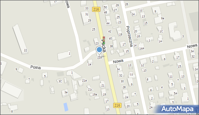 Reda, Pucka, 21b, mapa Reda