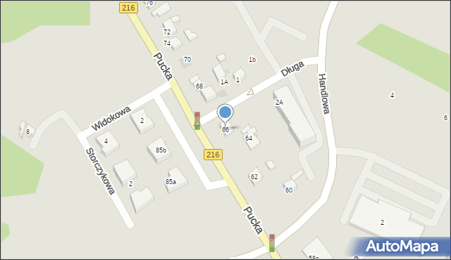 Reda, Pucka, 66, mapa Reda