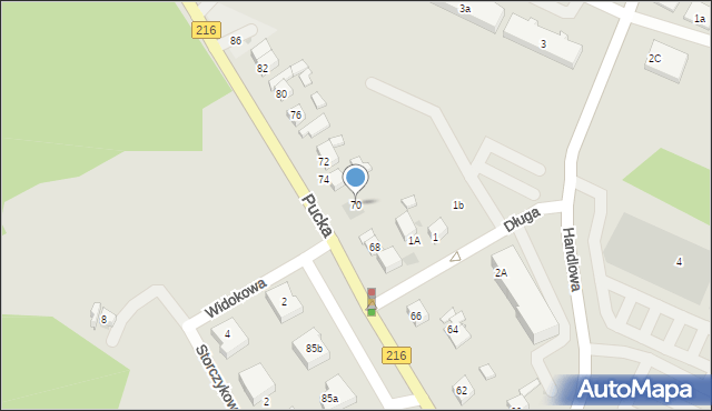 Reda, Pucka, 70, mapa Reda