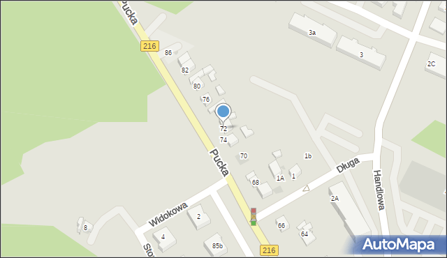 Reda, Pucka, 72, mapa Reda