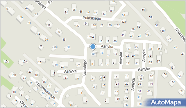 Ropczyce, Pułaskiego Kazimierza, gen., 10, mapa Ropczyce