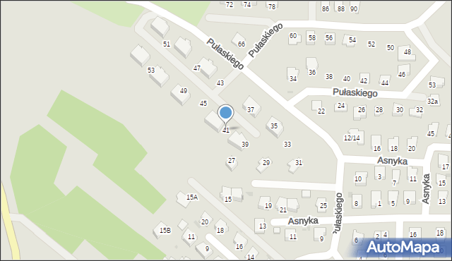Ropczyce, Pułaskiego Kazimierza, gen., 41, mapa Ropczyce