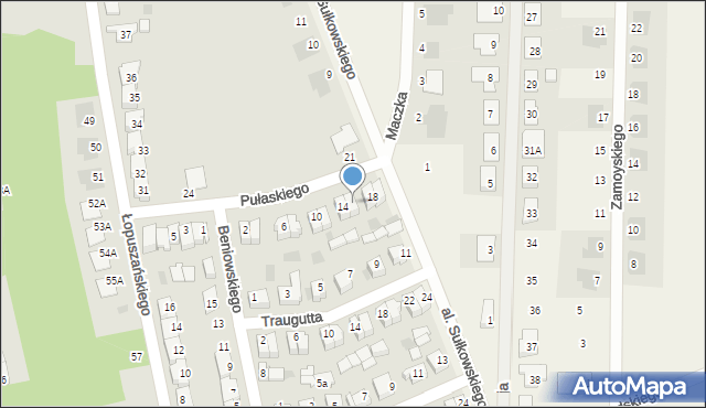 Rydzyna, Pułaskiego Kazimierza, gen., 16, mapa Rydzyna