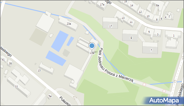 Rzeszów, Pułaskiego Kazimierza, gen., 13a, mapa Rzeszów