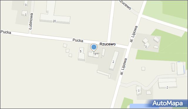 Rzucewo, Pucka, 5, mapa Rzucewo