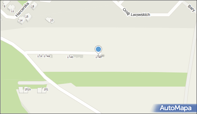 Skowieszyn, Puławska, 174d, mapa Skowieszyn