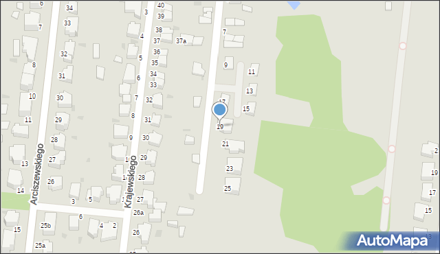 Słupsk, Pułaskiego Kazimierza, gen., 19, mapa Słupska