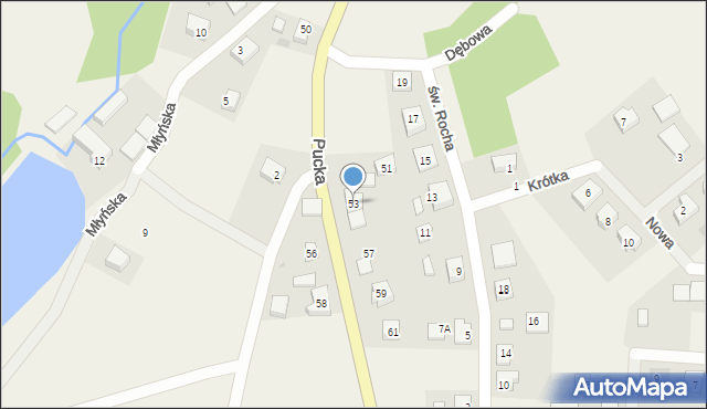 Smolno, Pucka, 53, mapa Smolno